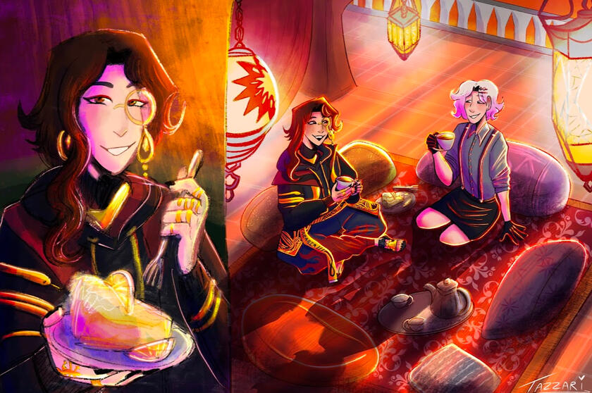 Artfight Attack on Ayashi (@xuxu)